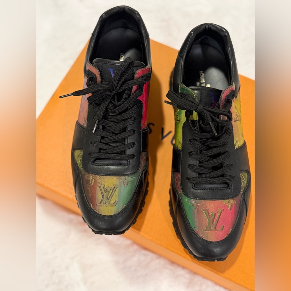 Louis Vuitton 2054 Holographic Monogram Run Away Sneakers – Men’s 7 - Picture 2 of 5